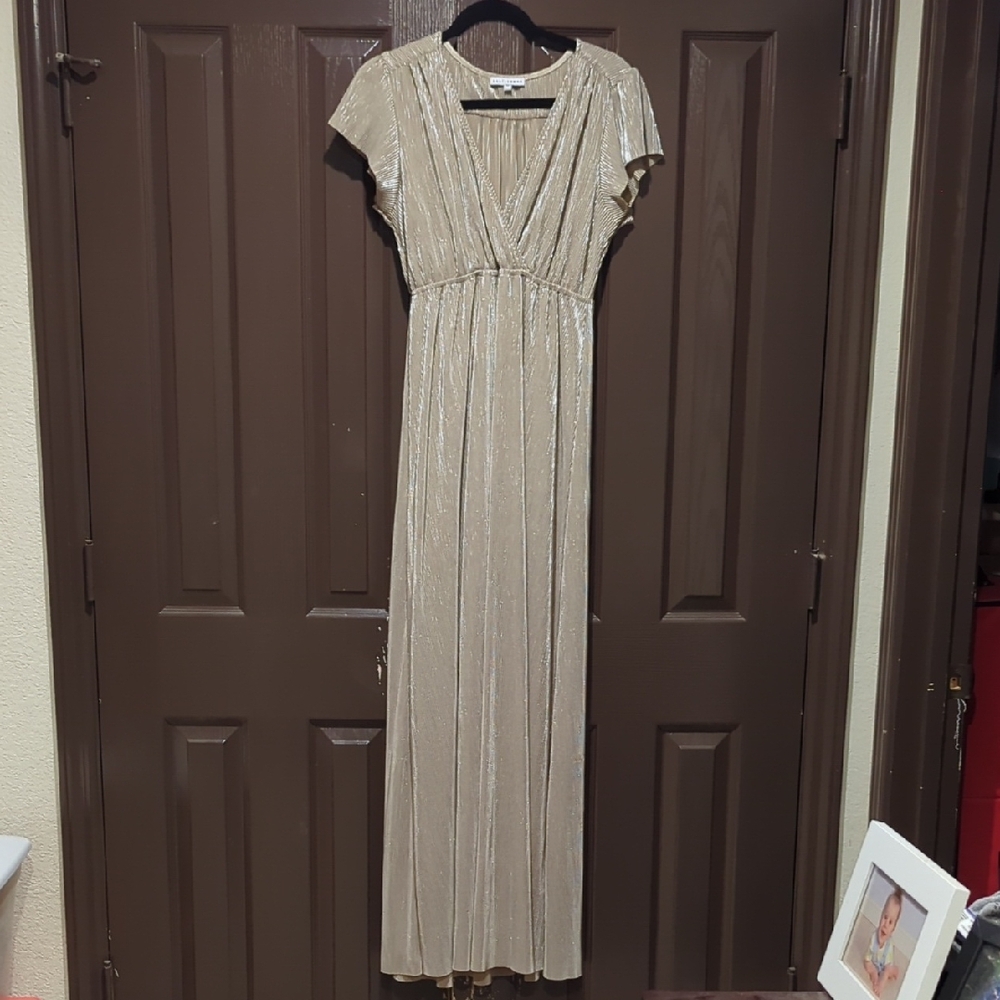 Baltic Born Elegant Gold Maxi Dress
